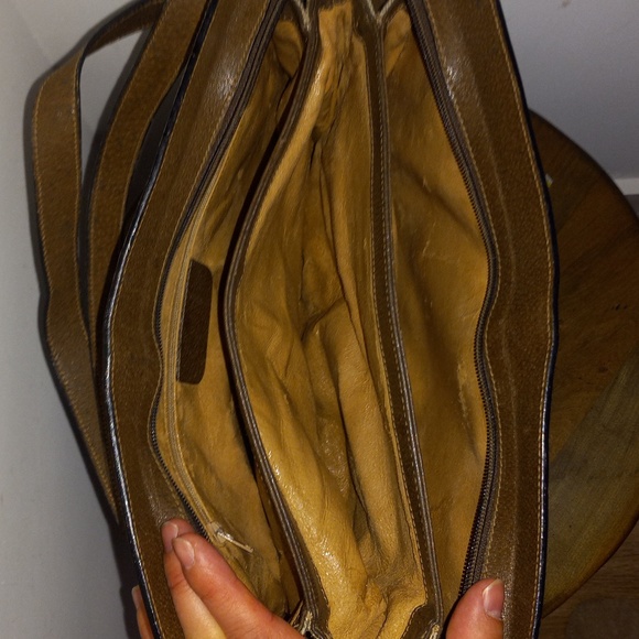 Authentic Vintage Gucci GG Monogram Supreme Sherry Web Ophidia Accordion Bag - Picture 10 of 14